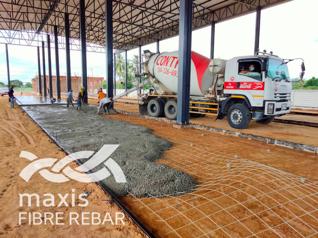 Factory Concrete Floor Slab - Thailand Province